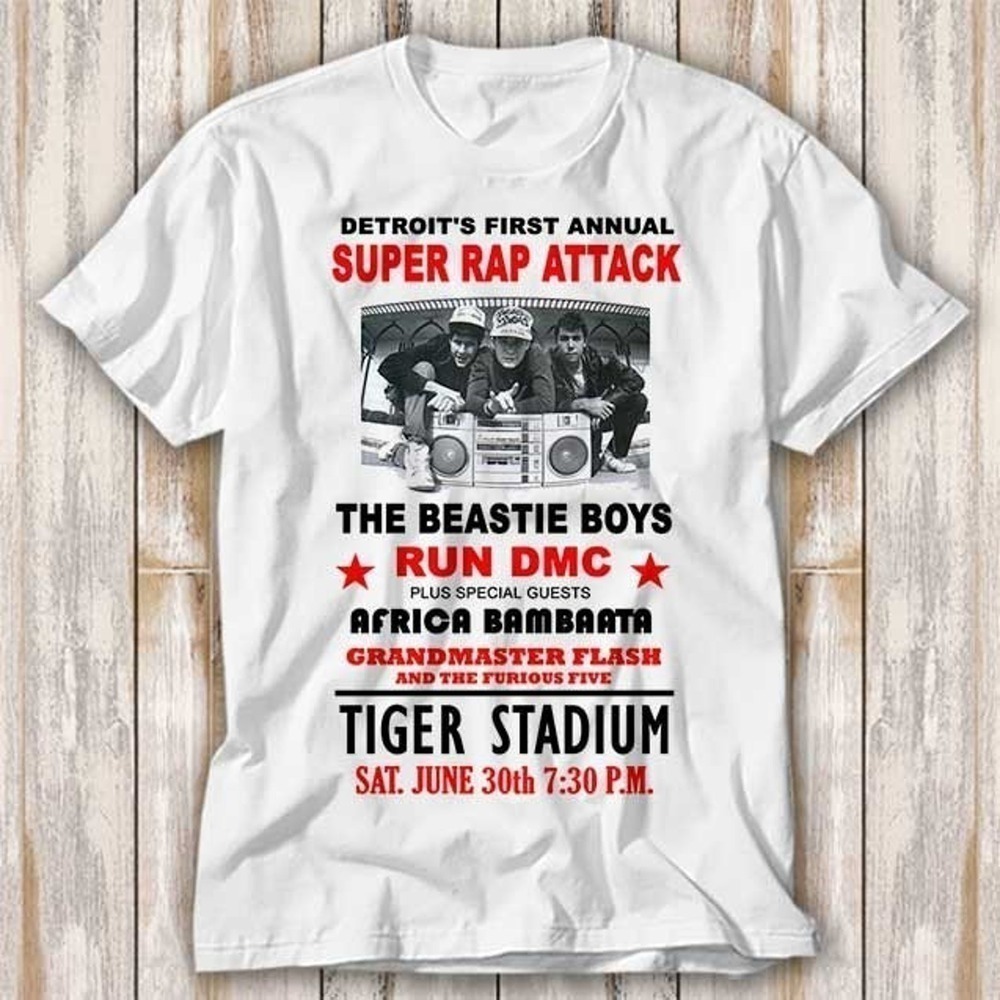 Detroit Super Rap Attack Retro Music Graphic Unisex T-Shirt